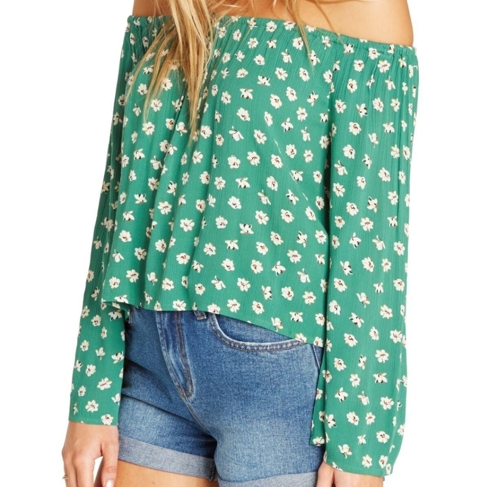 Billabong of the Shoulder Floral Top